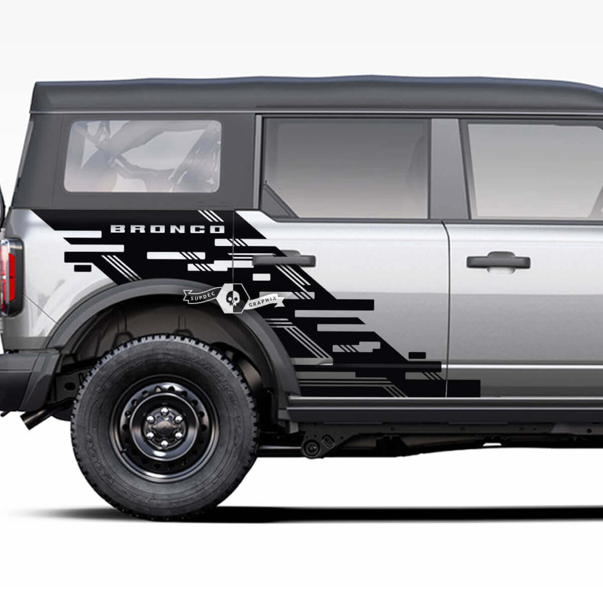 Side Fender Ford Bronco Graphics Splash Decals Stickers Bed Fender Fender
