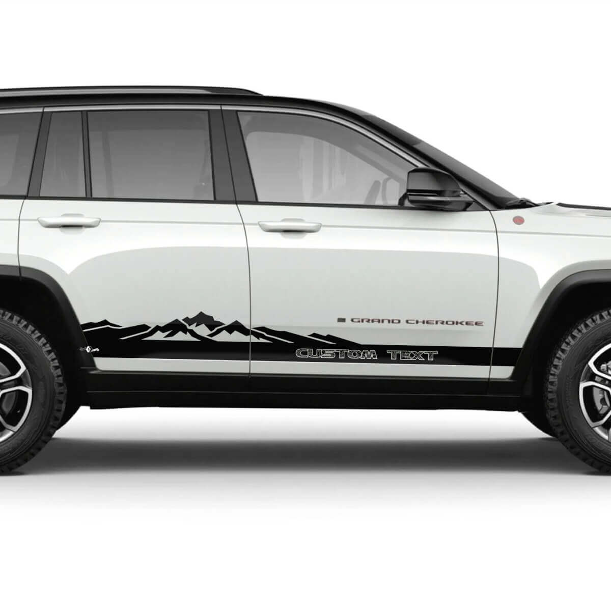 Aangepast Vinyl Decal Kit met Zijstrepen voor Jeep Grand Cherokee