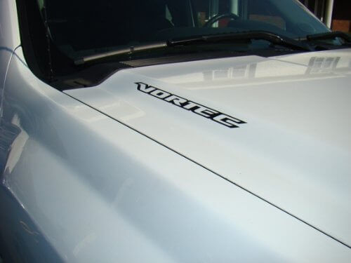 2 VORTEC Motorkap Decal Stickers voor Chevy Silverado GMC Sierra Avalanche
