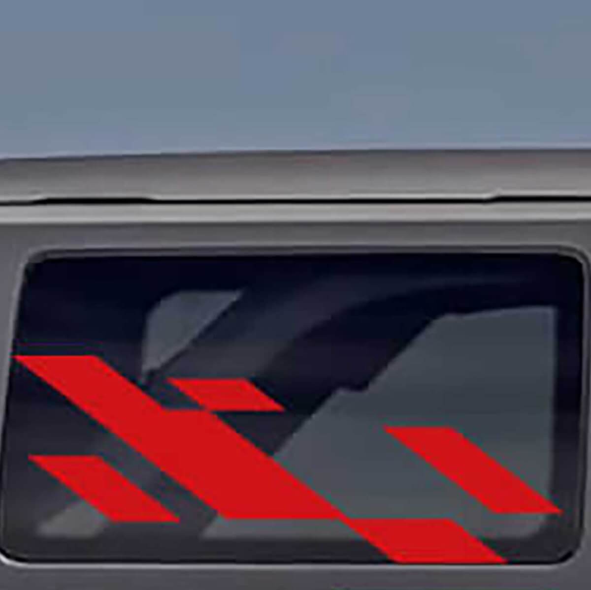 Achterruit vinyl sticker graphics kit voor Ford Bronco
