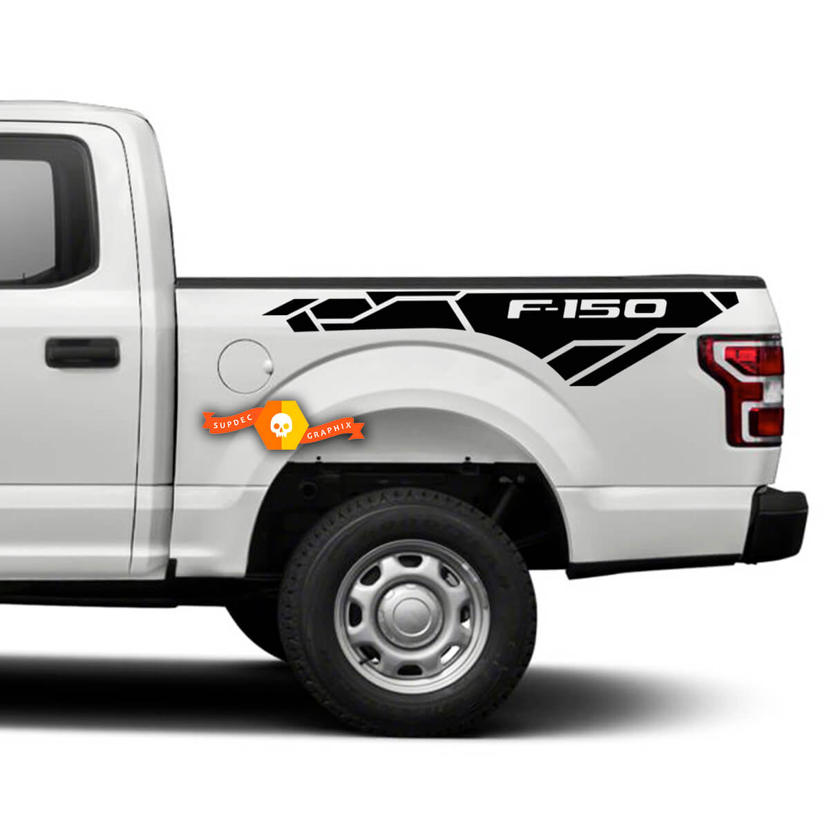 Paar Side Stripe Bed Decals Graphics Vinyl Sticker voor Ford F150 F-150
