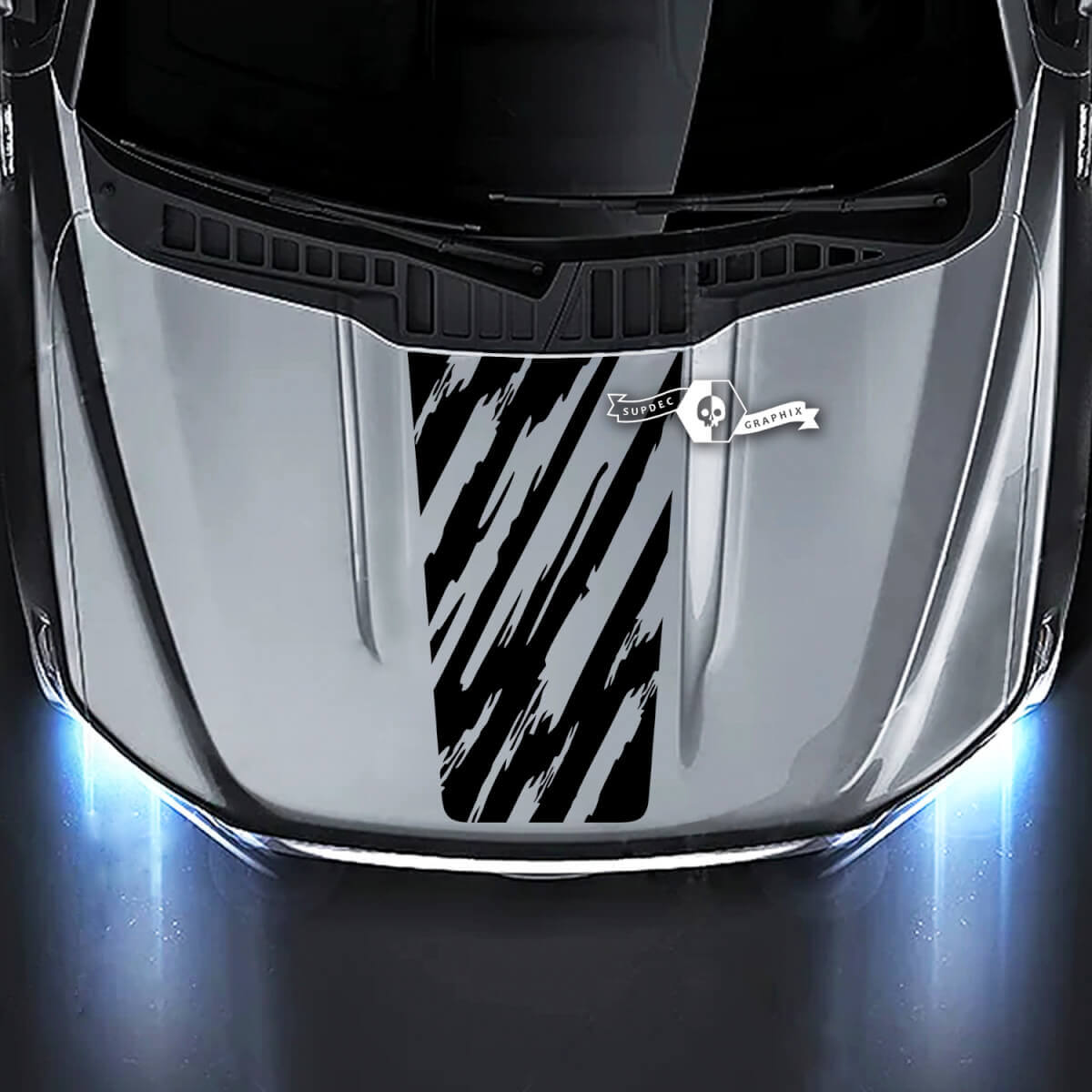 Ford F-150 XL XLT STX LARIAT Hood vernietigde modder grafische stickers
