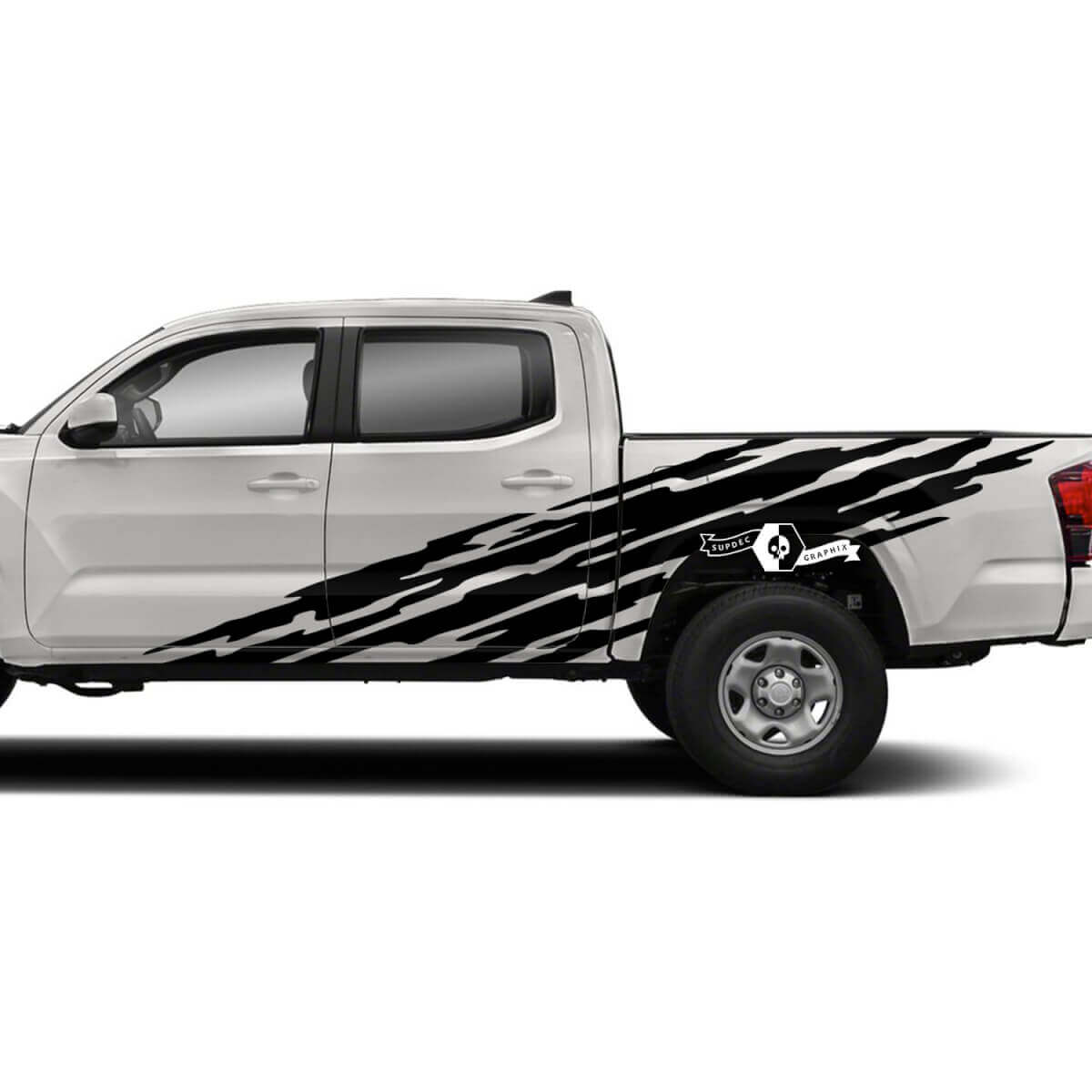 2x Toyota Tacoma SR5 Deuren Bed Zijscherm Modderspat Vinyl Decals Grafisch Sticker 2