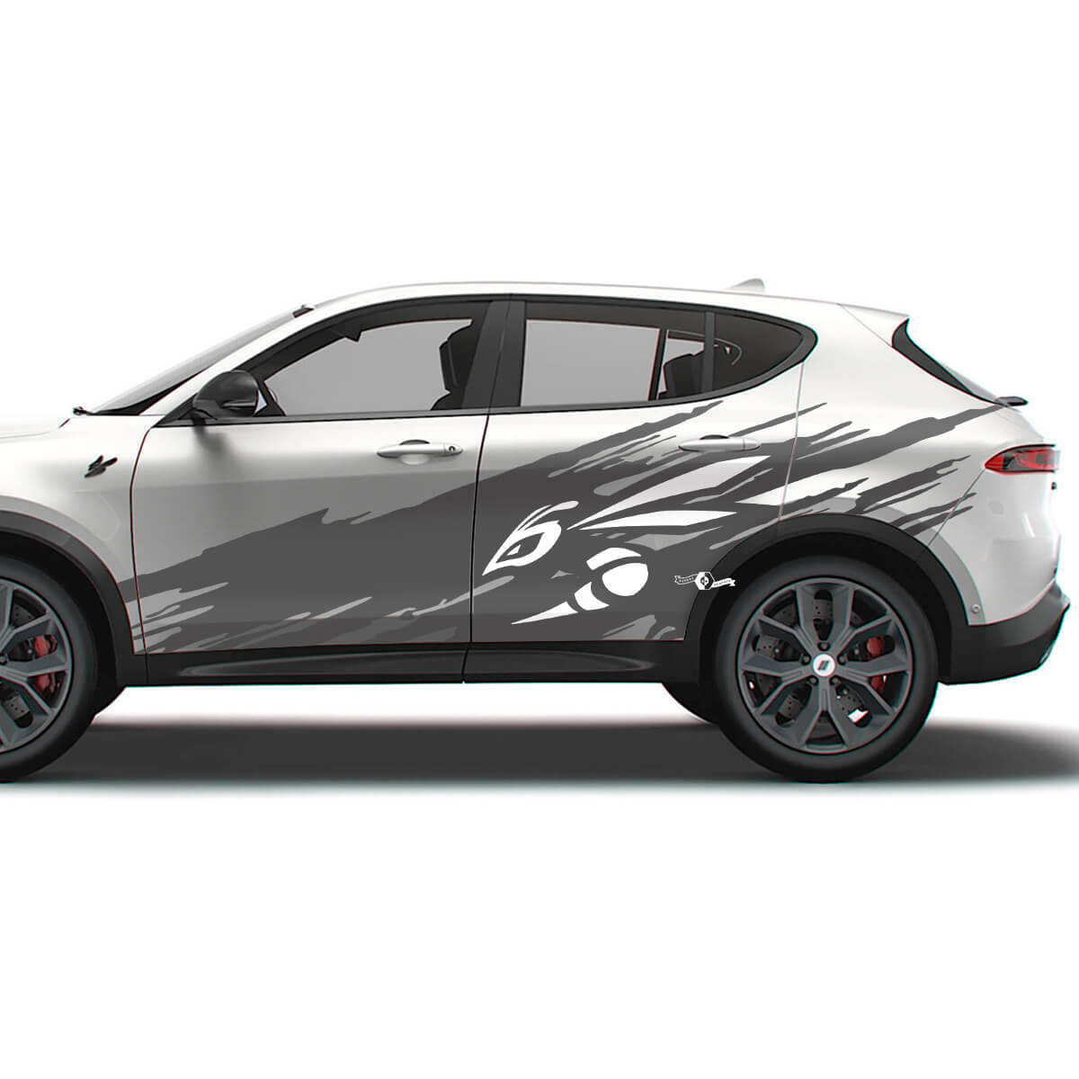 Modderspat met Hornet-logo Zijdelingse Vinyl Decal Kit voor Dodge Hornet