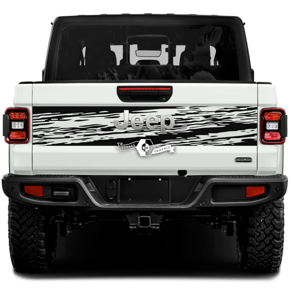 Jeep Gladiator Wrap Mud Stickers Stickers Vinyl Graphics Achterklep Bed Vinyl Stickers Stickers

