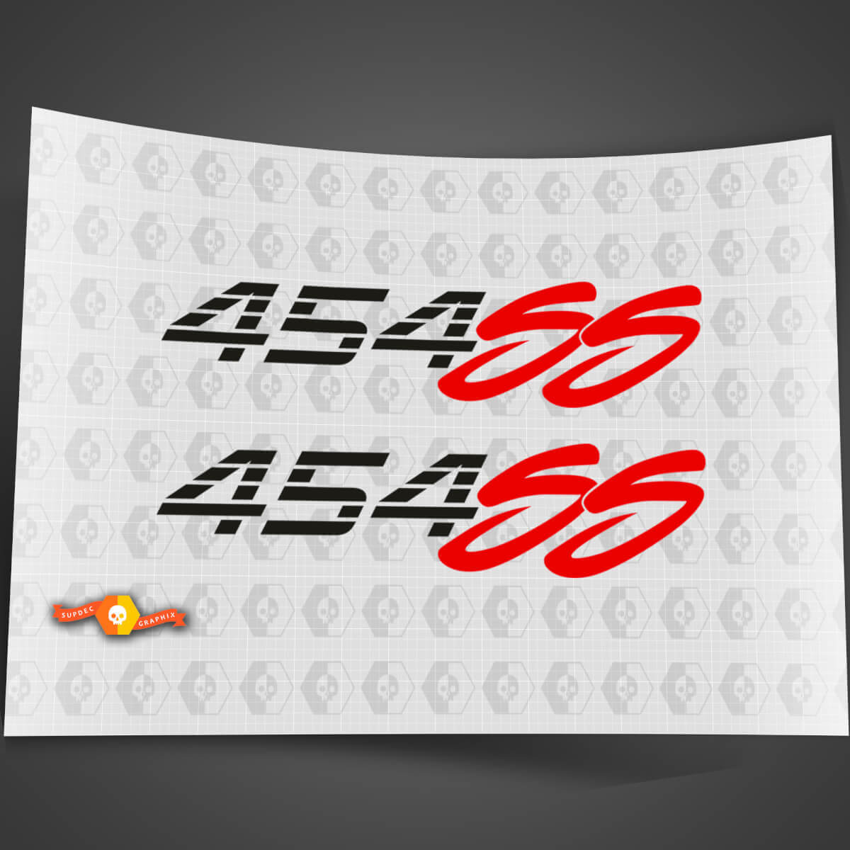 454 SS Zijpaneel Vinyl Decal Set Voor Chevy Truck 1990-1993