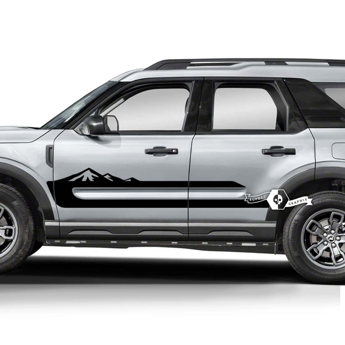 Paar Musclecar horse deuren zijkant bergen stickers stickers
