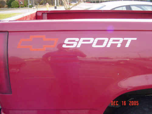Chevrolet Logo Sport Truck Zijwand Vinyl Stickers Set voor Chevy Auto's