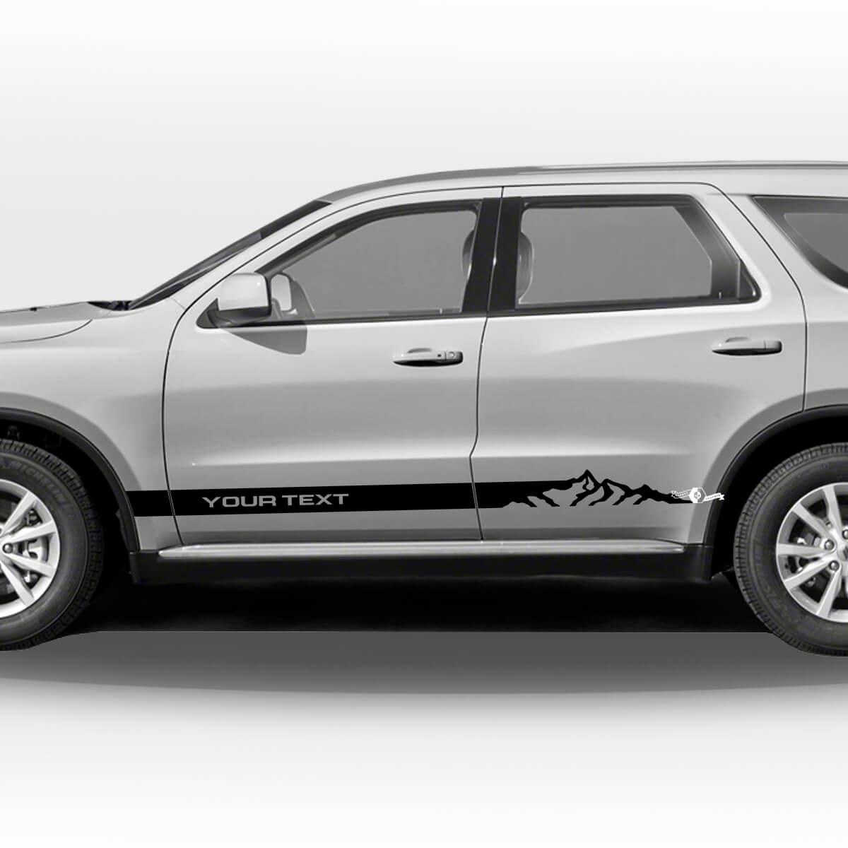 Mountain Style Zijkstrepen Vinyl Decal Set voor Dodge Durango