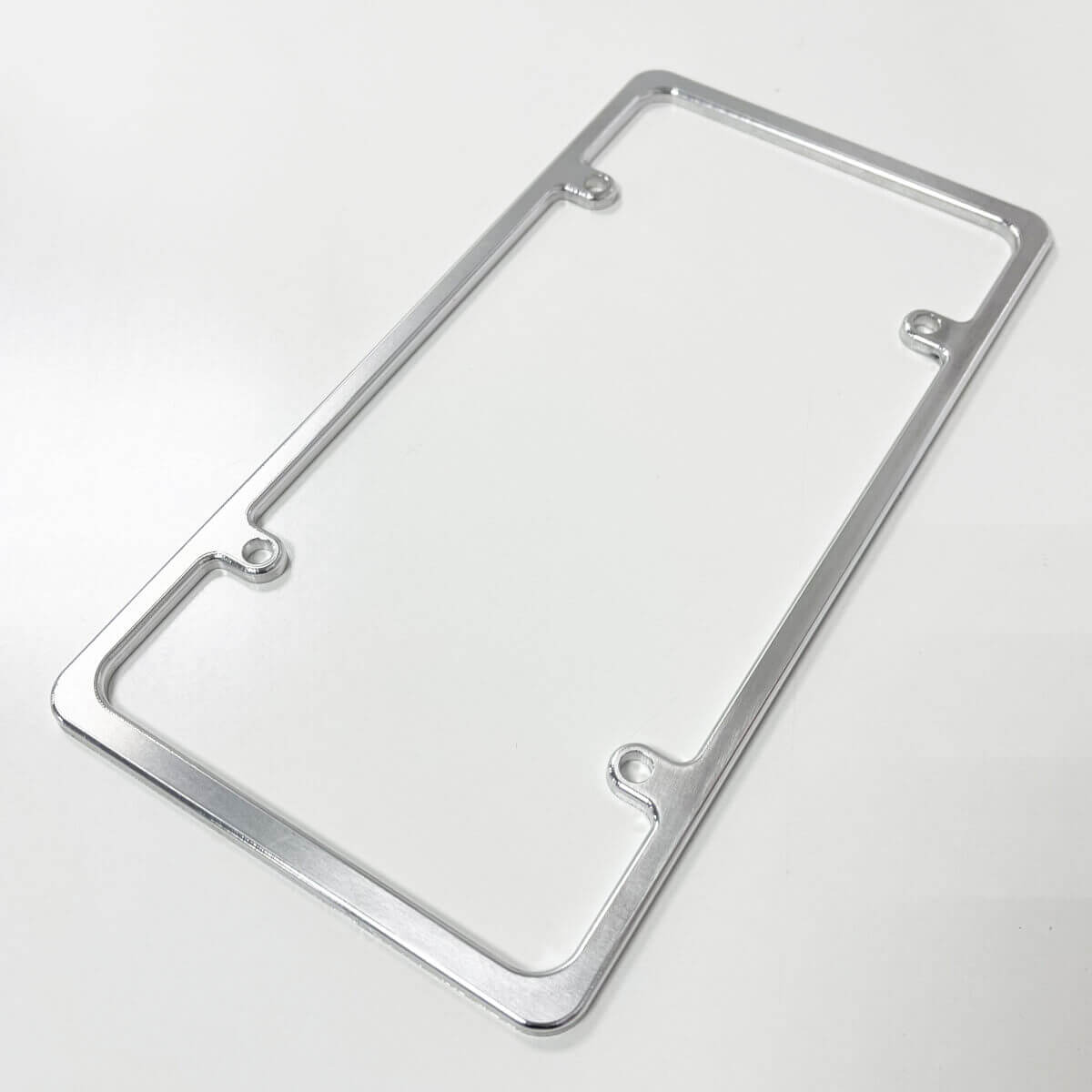 Leeg Billet Slimline US USA Kentekenplaathouder CNC Vliegtuigkwaliteit Aluminium
