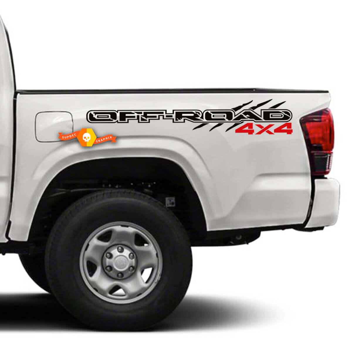 Paar Off Road Sport Tacoma Tundra TRD Bed Decals Stickers power truck Stijl 2 Kleuren
