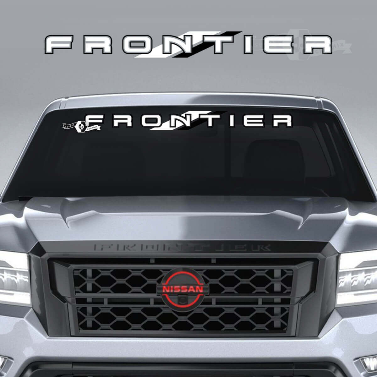 Merkschrift Voorruit Vinylsticker voor Nissan Frontier Pro-4X