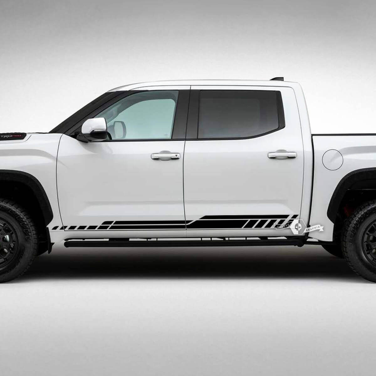 Toyota Tundra Rocker Panel deuren zijlijnen strepen Vinyl Stickers sticker

