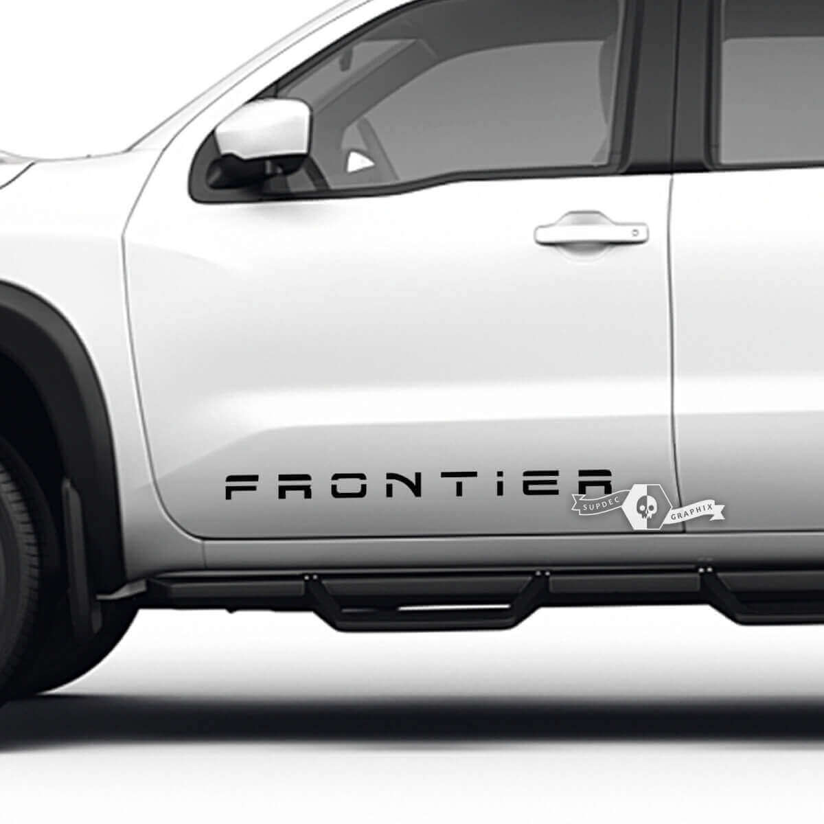 Frontier belettering zijdeur vinyl decals kit voor Nissan Frontier