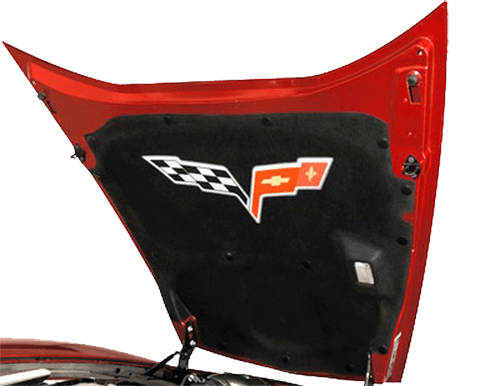 Corvette C6 Motorkap Logo Vinyl Decal Kleur Sticker