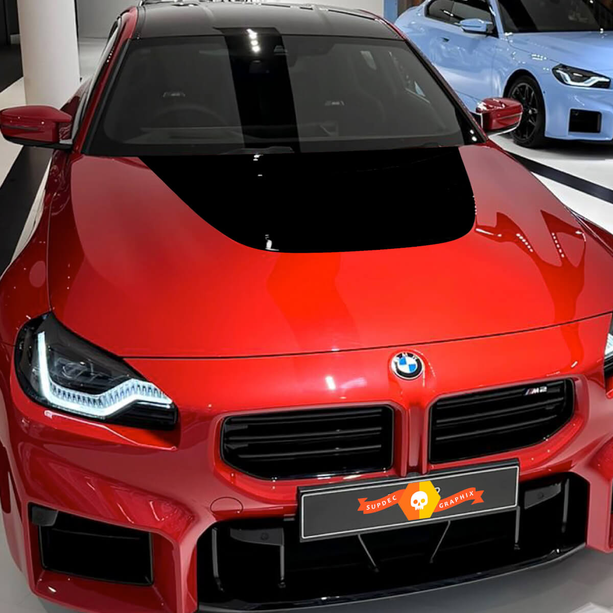 2023 BMW M2 G87 M Performance Parts Hood Wrap sticker vinyl sticker
