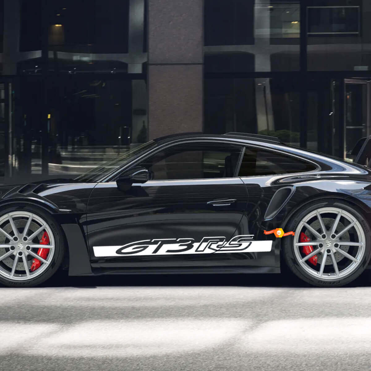 Porsche 911 991 992 Gt3 RS GT3RS Zijstrepen Kit Decal Sticker
