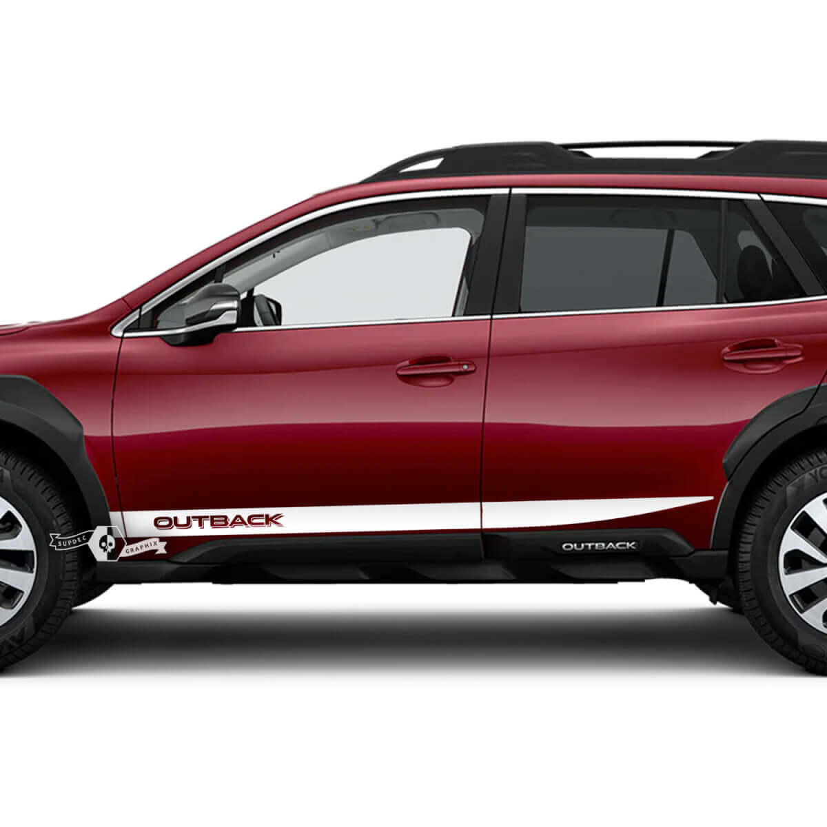 Suba Outback Side Rocker Panel Vinyl Sticker Sticker Grafische Suba-sticker
