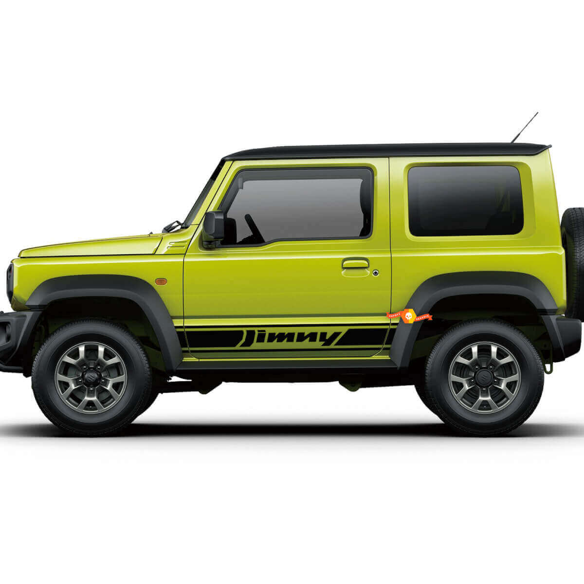 Lettering Rocker Paneel Zijstrepen Decal Sticker Graphics 2 Voor Suzuki JIMNY
