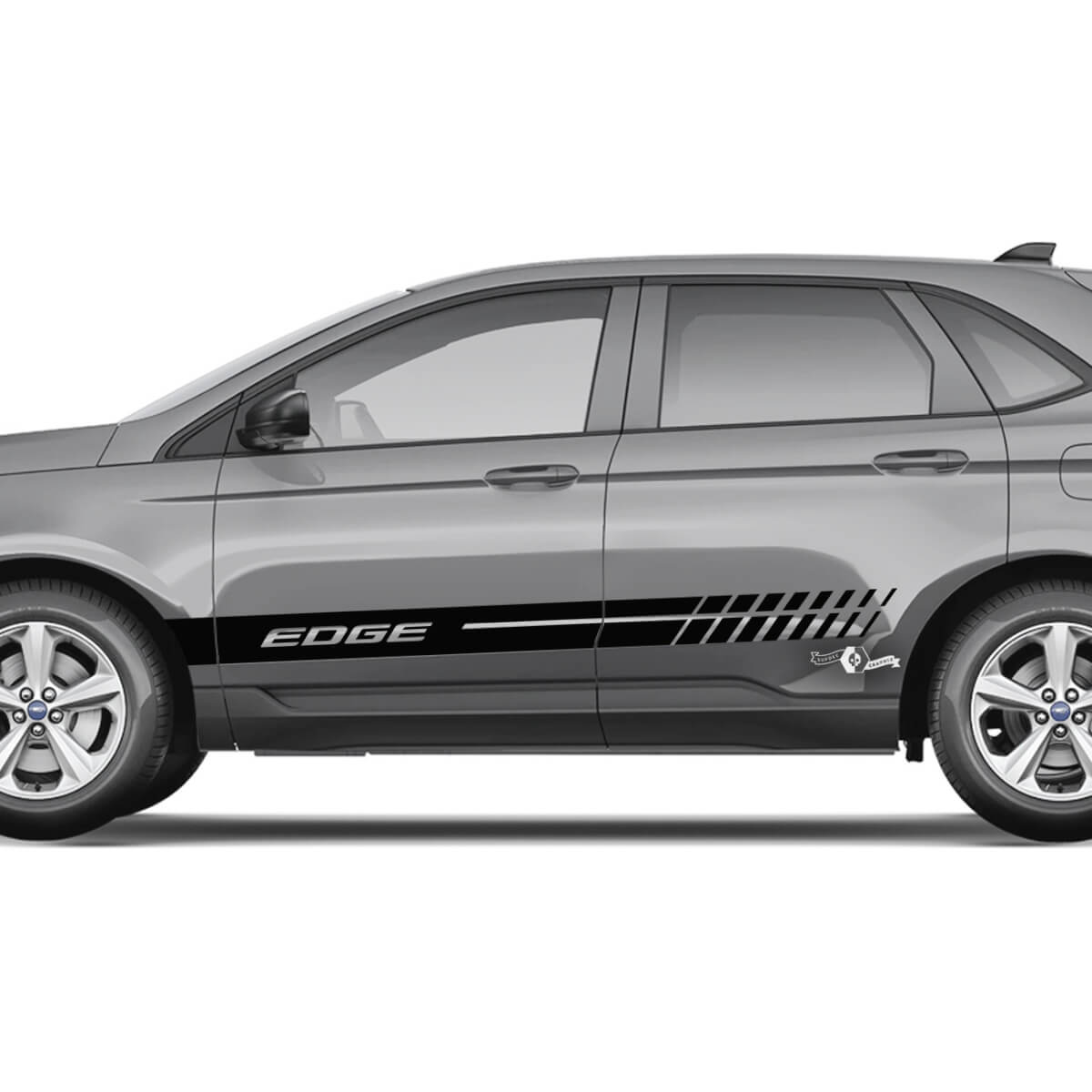 2x Ford Edge Doors Vinyl Racing Stripes carrosseriesticker vinyl grafische sticker 2
