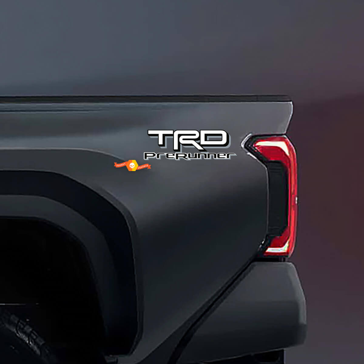 TRD PreRunner Zijwand Vinyl Stickers Set voor Toyota Truck