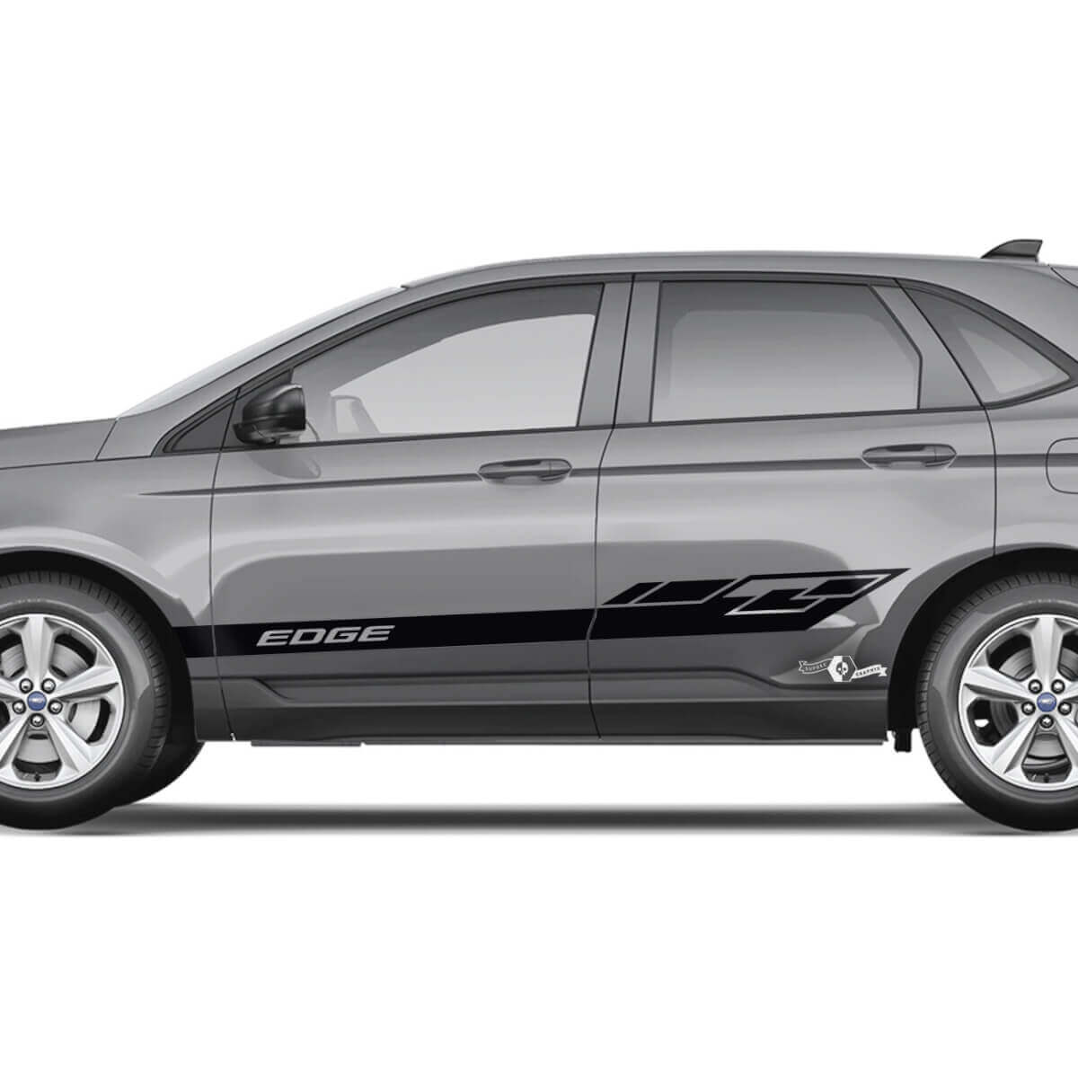 2x Ford Edge Doors Vinyl Racing Stripes carrosseriesticker vinyl grafische sticker 4

