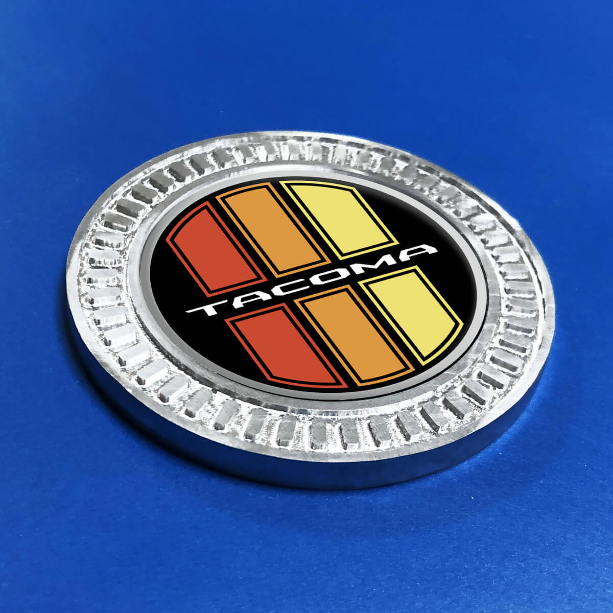 Aluminium Embleem in Vintage Stijl voor Toyota Tacoma