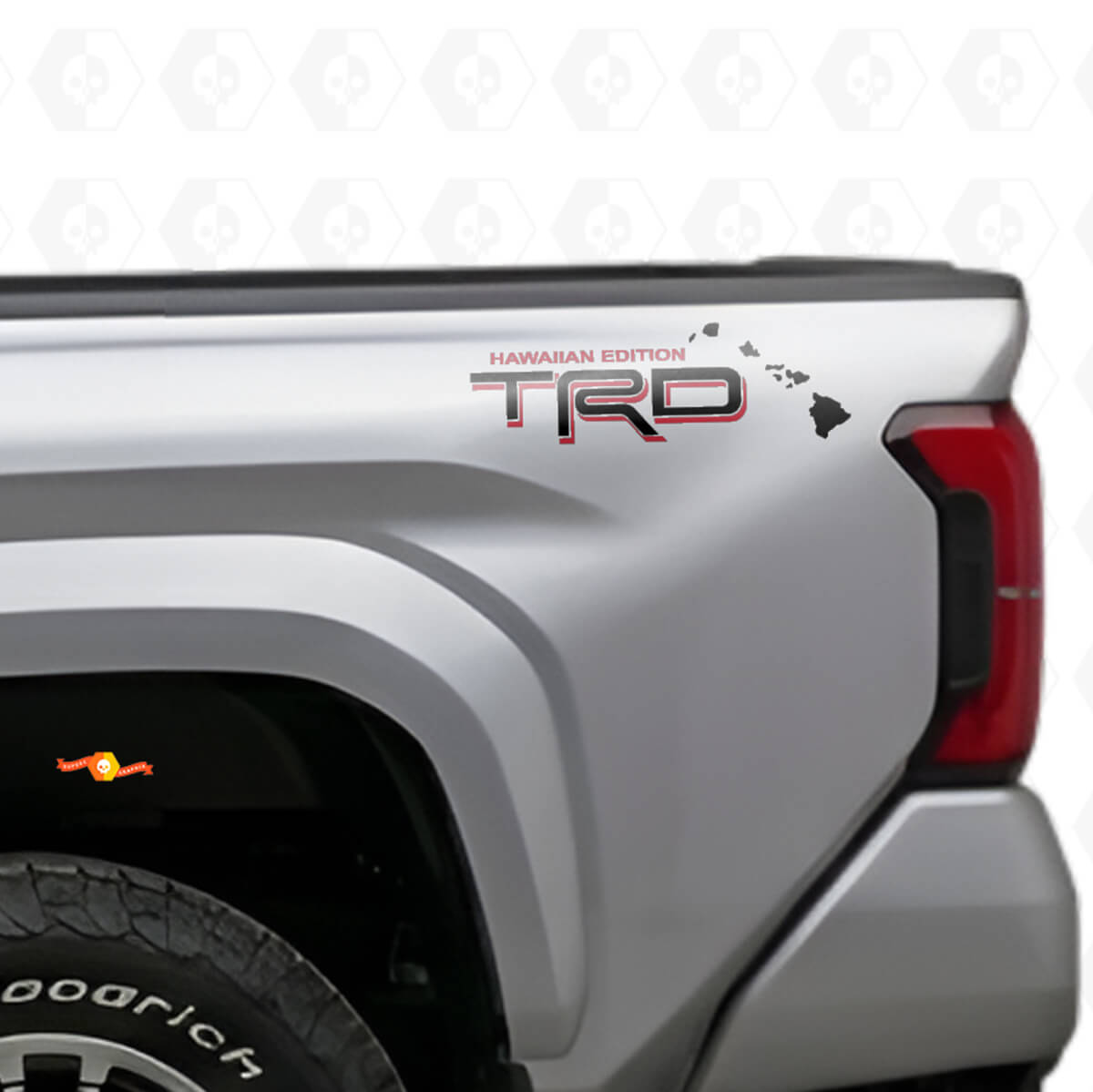 TRD Hawaiian Edition Zij Vinyl Decal Set voor Toyota Trucks