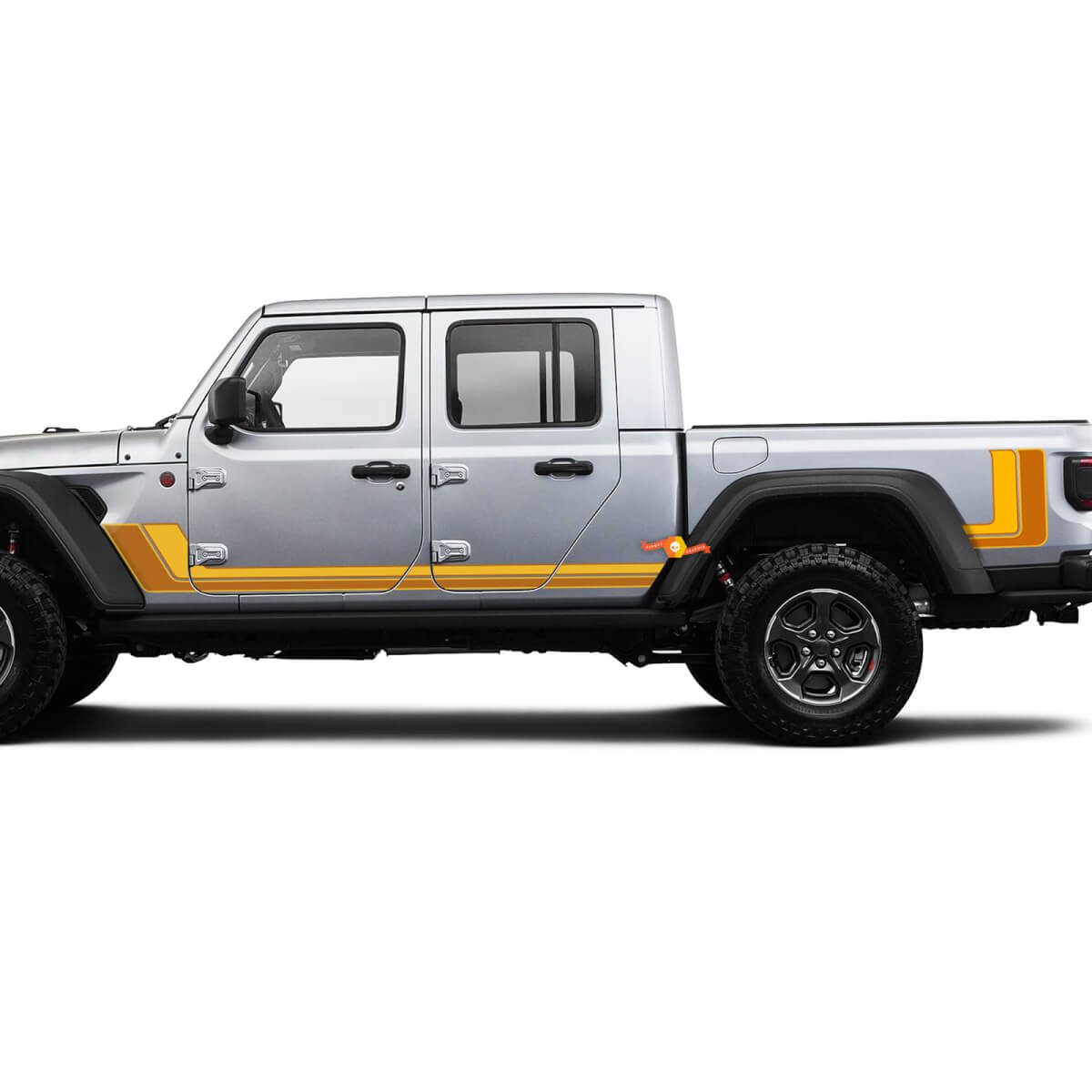 Grafische kits - Jeep Gladiator Rubicon retro vintage 4x4 Off-Road 80s racestripe kit sport Off Road
