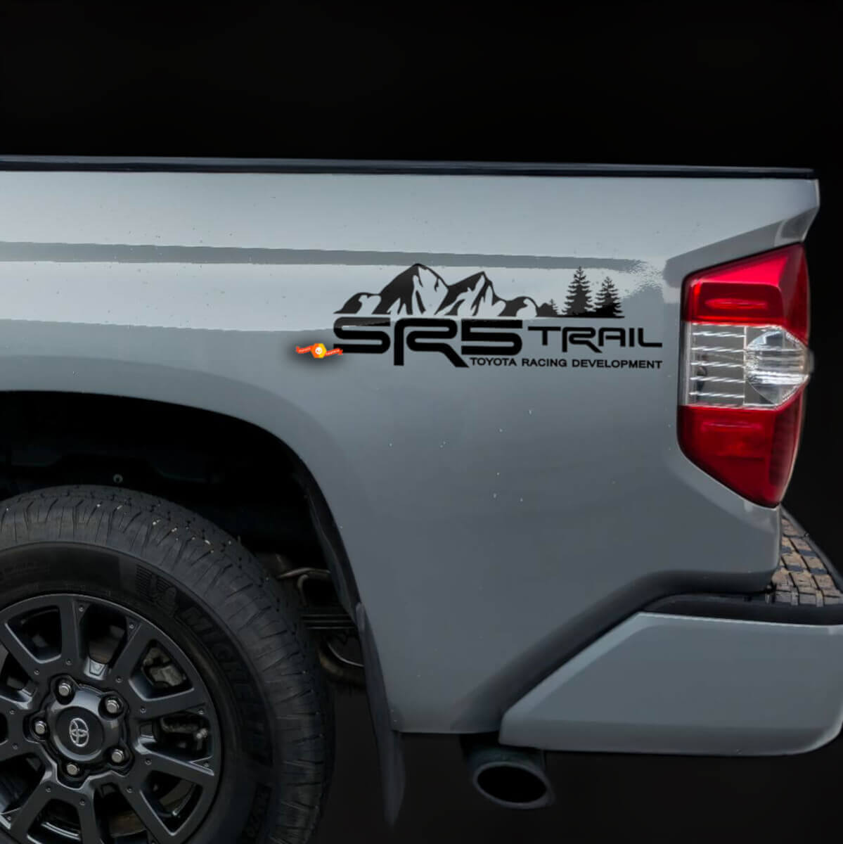 SR5 Trail Mountain Stijl Bedzijde Vinyl Decal Set voor Toyota Tacoma Tundra