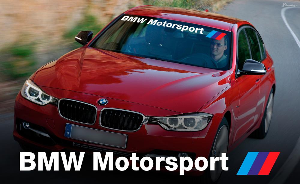 BMW Motorsport WINDSHIELD BANNER Raamsticker sticker voor M3 4 5 6 e46 e36
