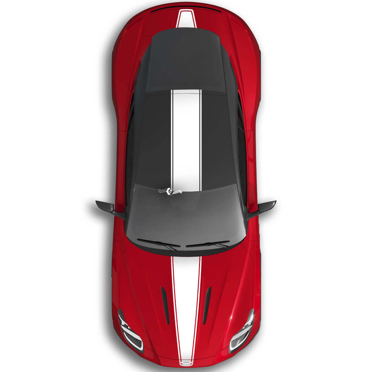 Volledige carrosserie Aston Martin DB11 Pin Stripe Hood Roof Trunk Vinyl Decals Stickers
