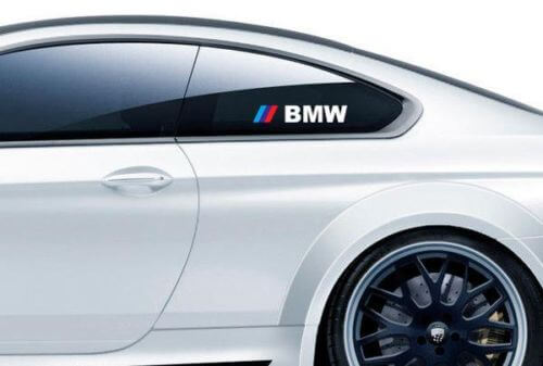 Paar Bmw M3 M5 M6 E34 E36 E39 E46 E60 E70 E90 Z4 Raamstickers Sticker Logo
