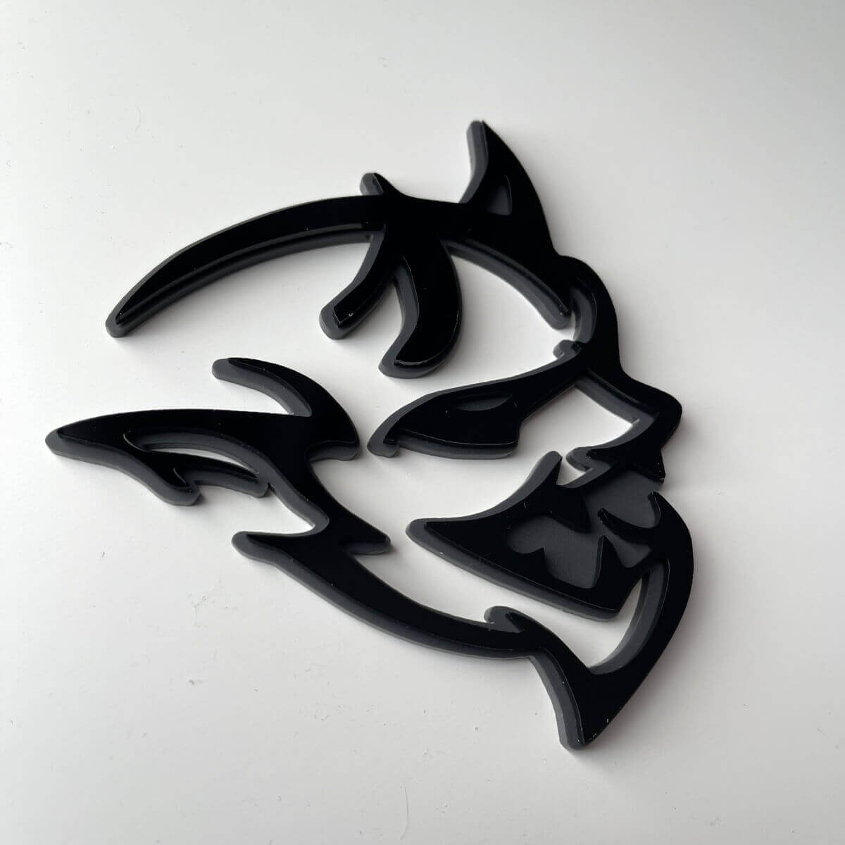 Op maat gemaakte 3D-badge Demon Dodge Charger Challenger-logo spatbordbadges embleem