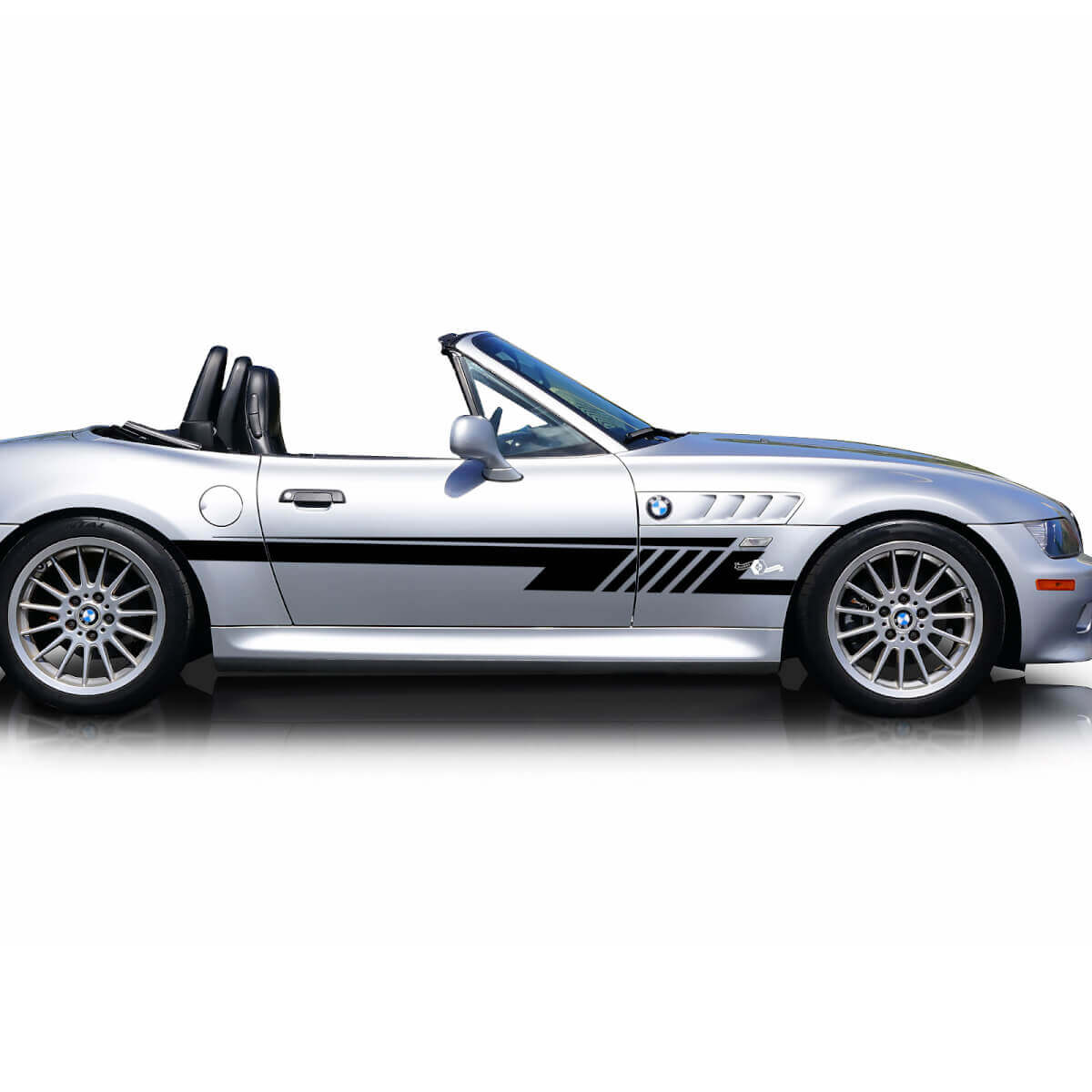Paar BMW Z3 Z strepen zijdeuren vinyl sticker
