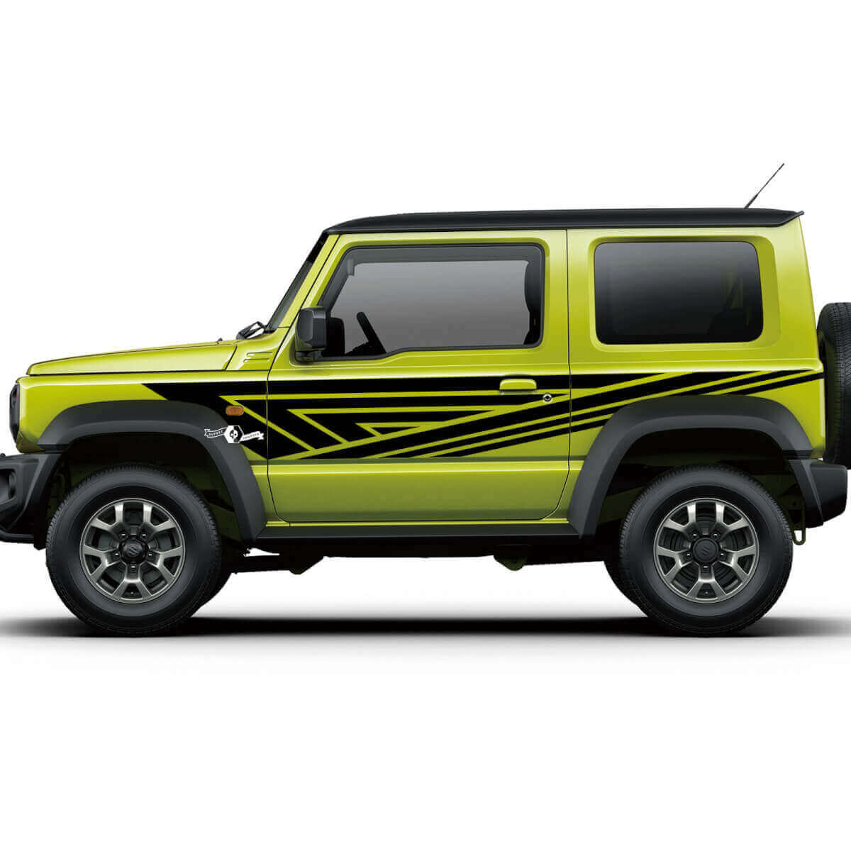 Abstracte Lijnen Zijgraphics Deurstickers Voor Suzuki JIMNY
