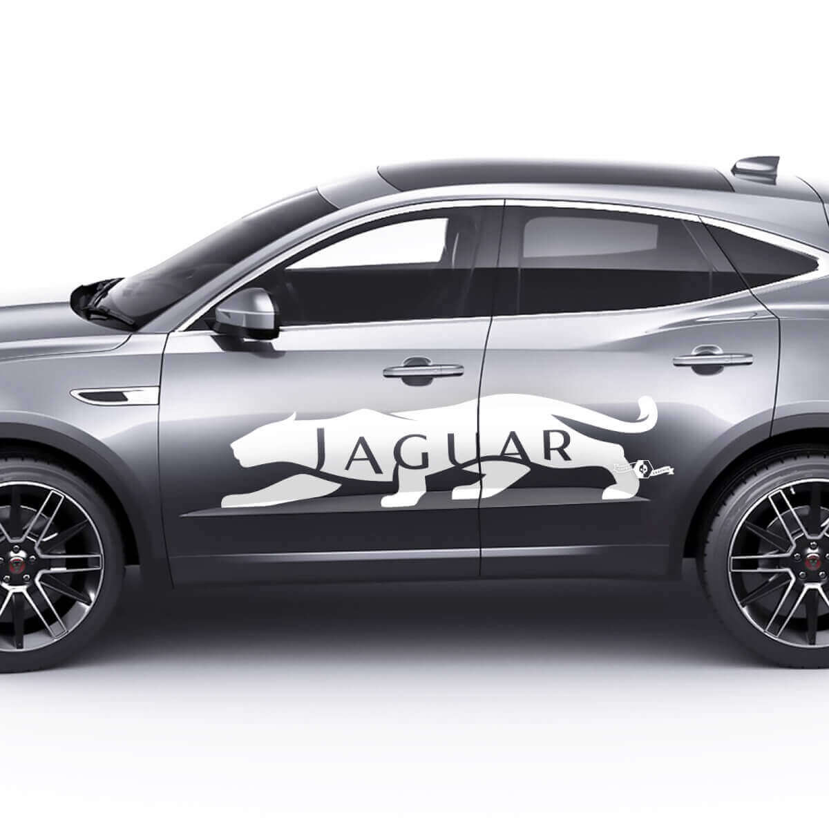 Zijlogo Jaguar Deurgraphics Decal Logo Sticker 2 Voor Jaguar E-Pace