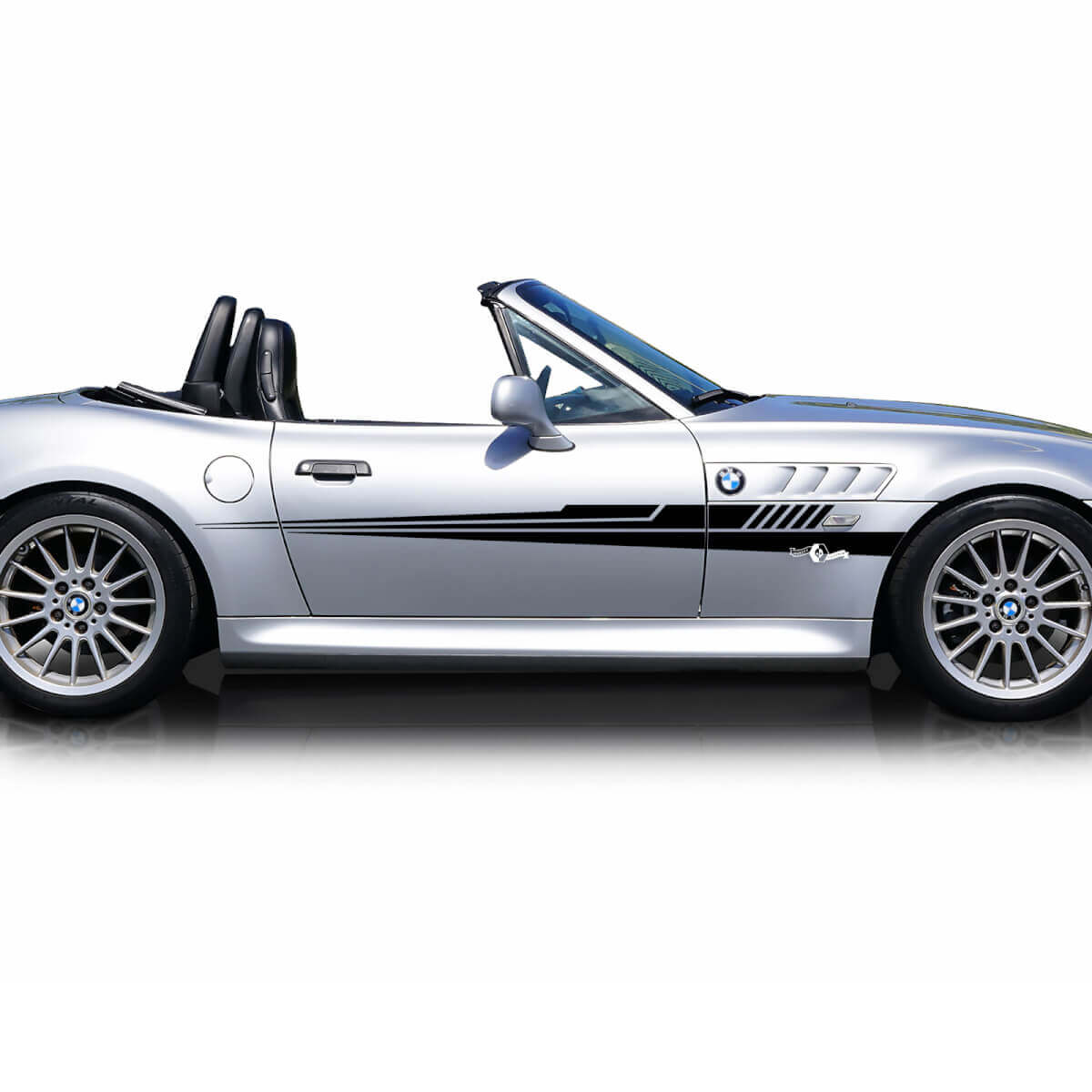 Paar BMW Z3 Roadster strepen zijdeuren vinyl sticker
