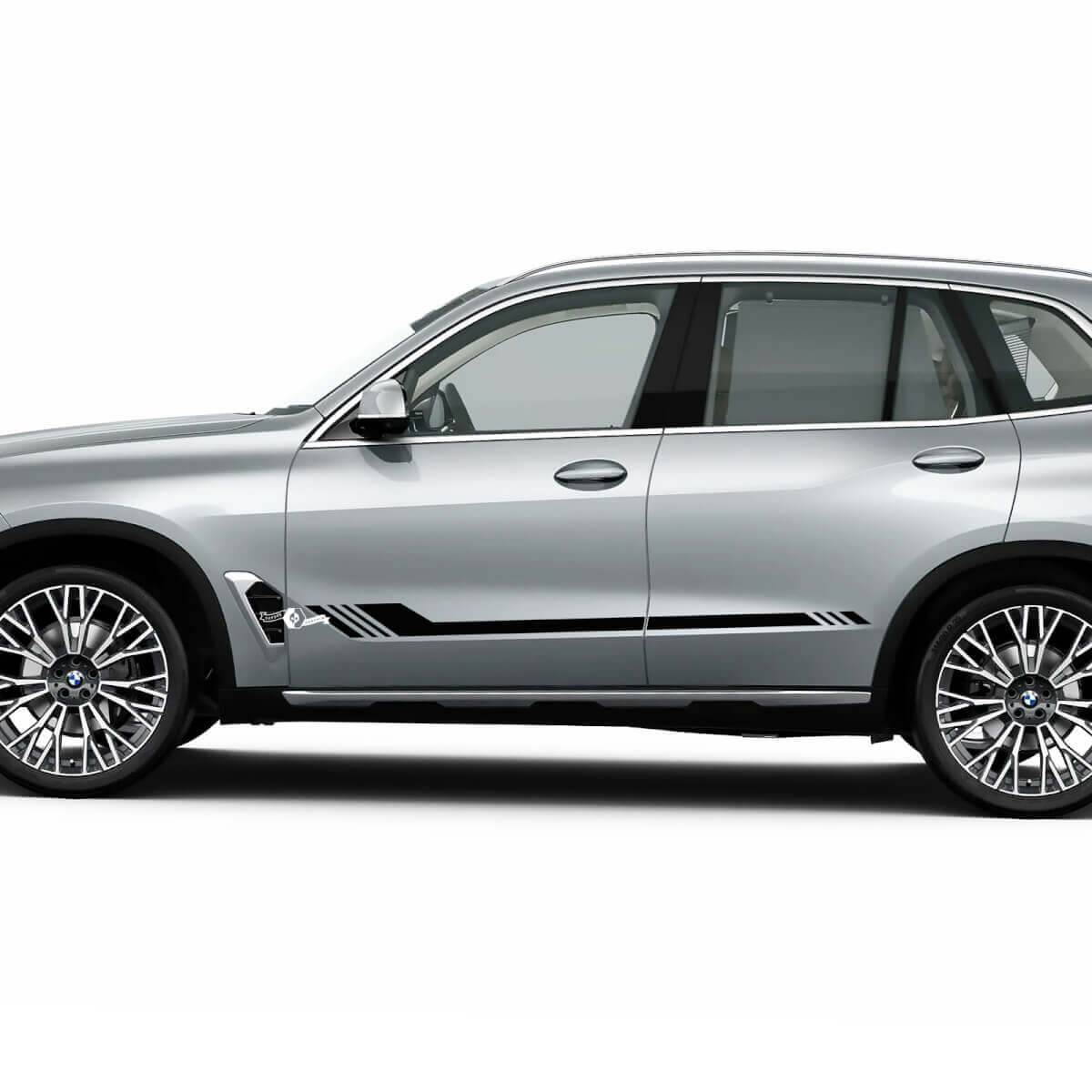 M logo strepen voor BMW X5 G05 zijdeuren vinyl sticker

