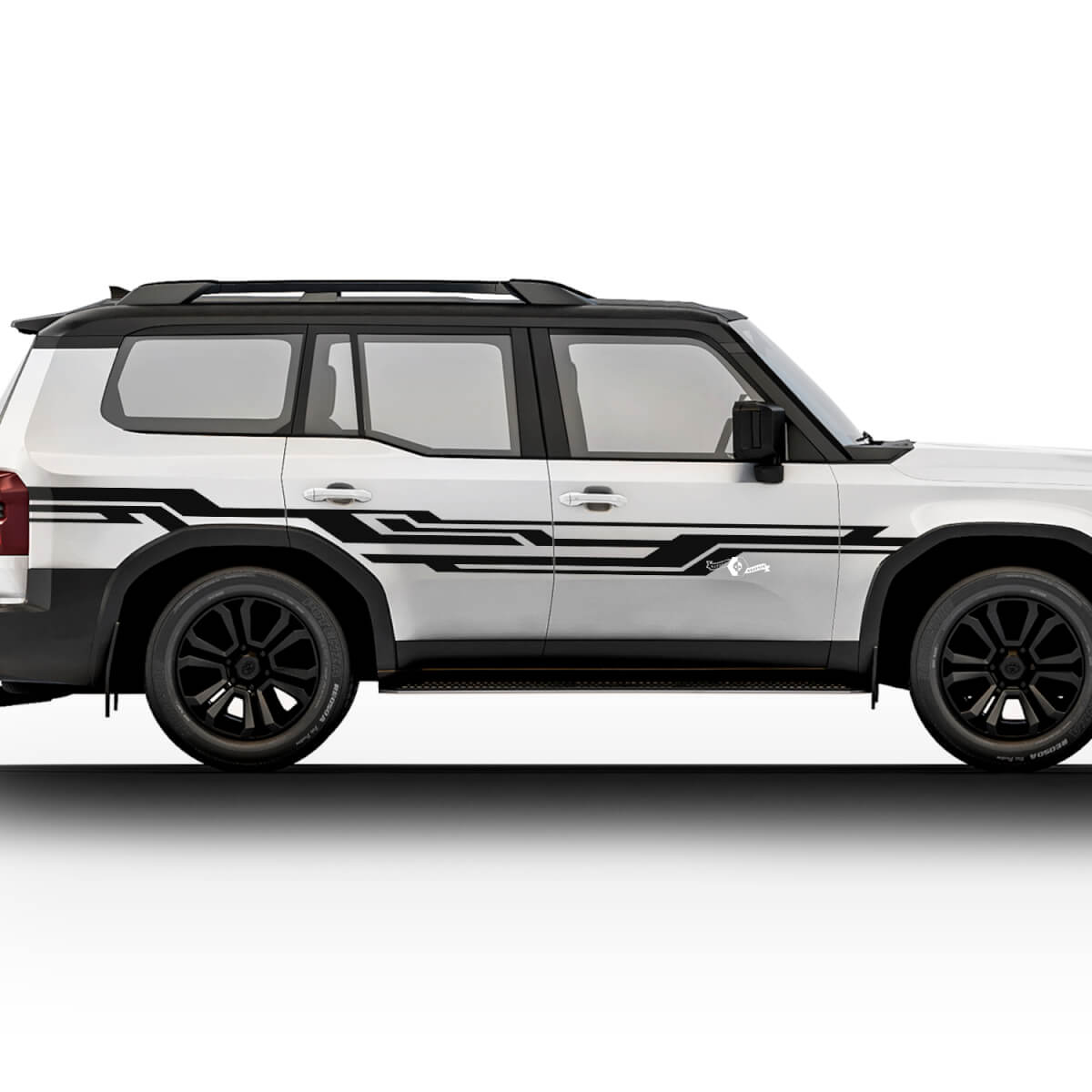 2024 Toyota Land Cruiser Prado zijstickers stickers vinyl streep grafische stickers stickers kit 2
