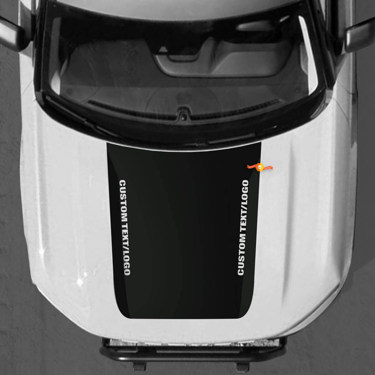 Nieuwe Ford Bronco 2021 2022 aangepaste tekst kap vinyl sticker kit sticker afbeelding
