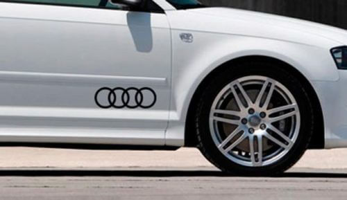 Audi Logo Stickers Decals Tt A3 A4 A6 A8 S4 S5 Q3 Q5 Q7 S6 Rs4 Rs6 S Line#2