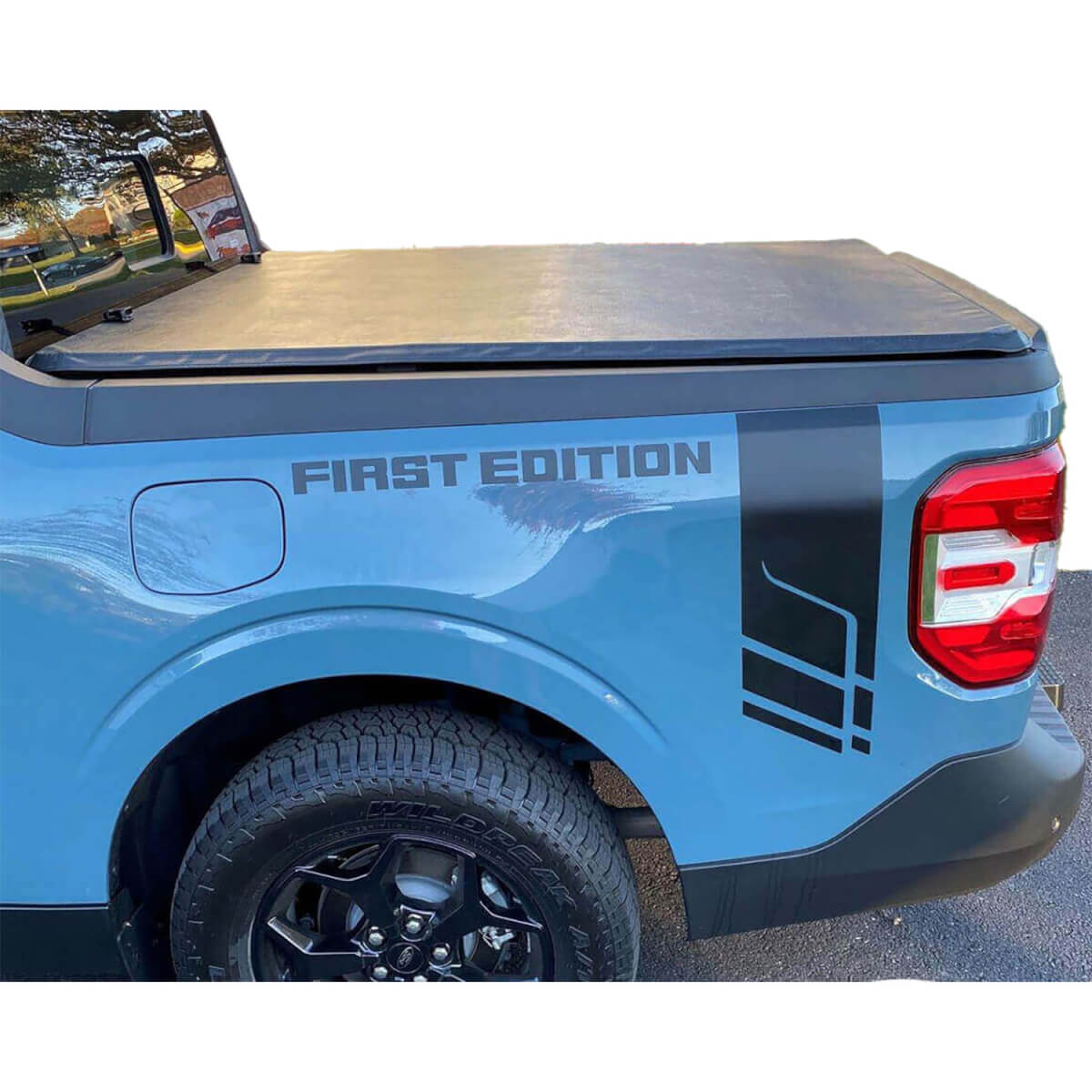 First Edition Achterstijl Zij Vinyl Stickers voor Musclecar Maverick
