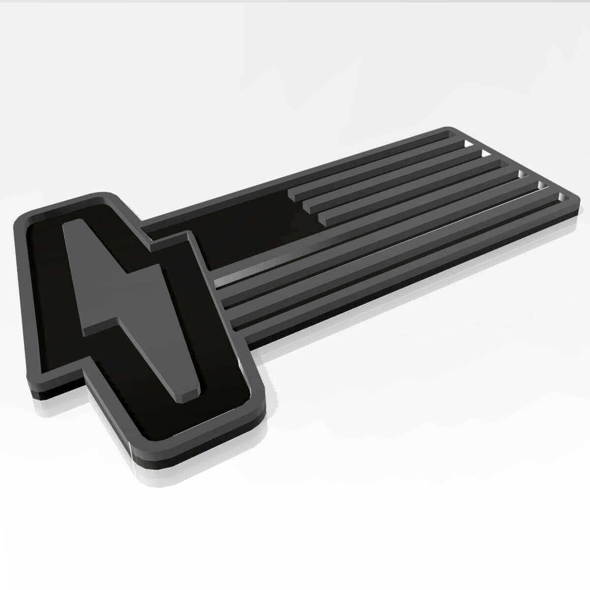 Musclecar 150 Lightning Amerikaanse vlag 3D-badge - Aangepast spatbordbadge-embleem voor Musclecar 150 Lightning
