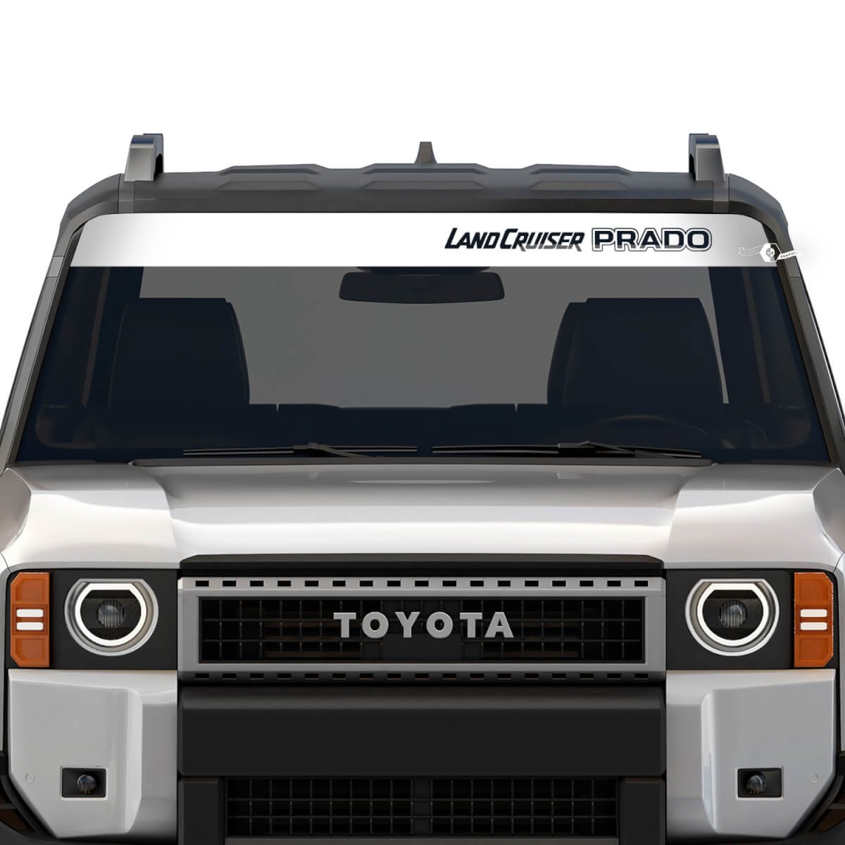 Voorruit banner Toyota Land Cruiser Prado 2024 streep vernietigde stickers vinyl grafische stickers
