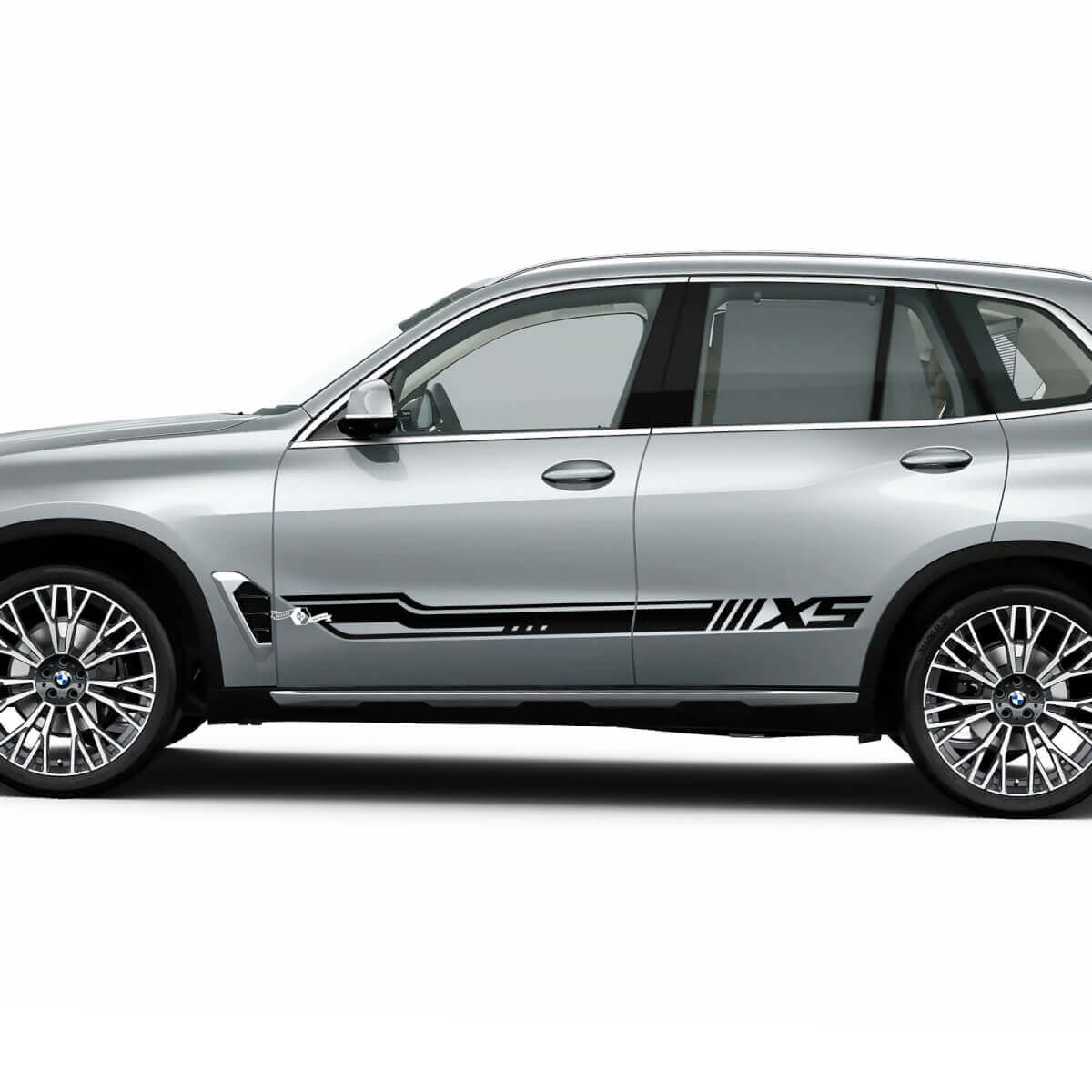 Dynamic Racing Side Stripe Decal Sticker Kit voor BMW X5 G05 - Aangepaste vinylafbeeldingen
