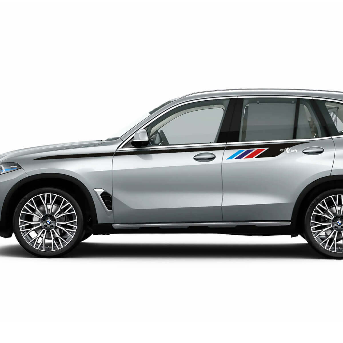 M Side Accent-stickerset voor BMW X5 G05 - SupDec Graphix vinylstickers
