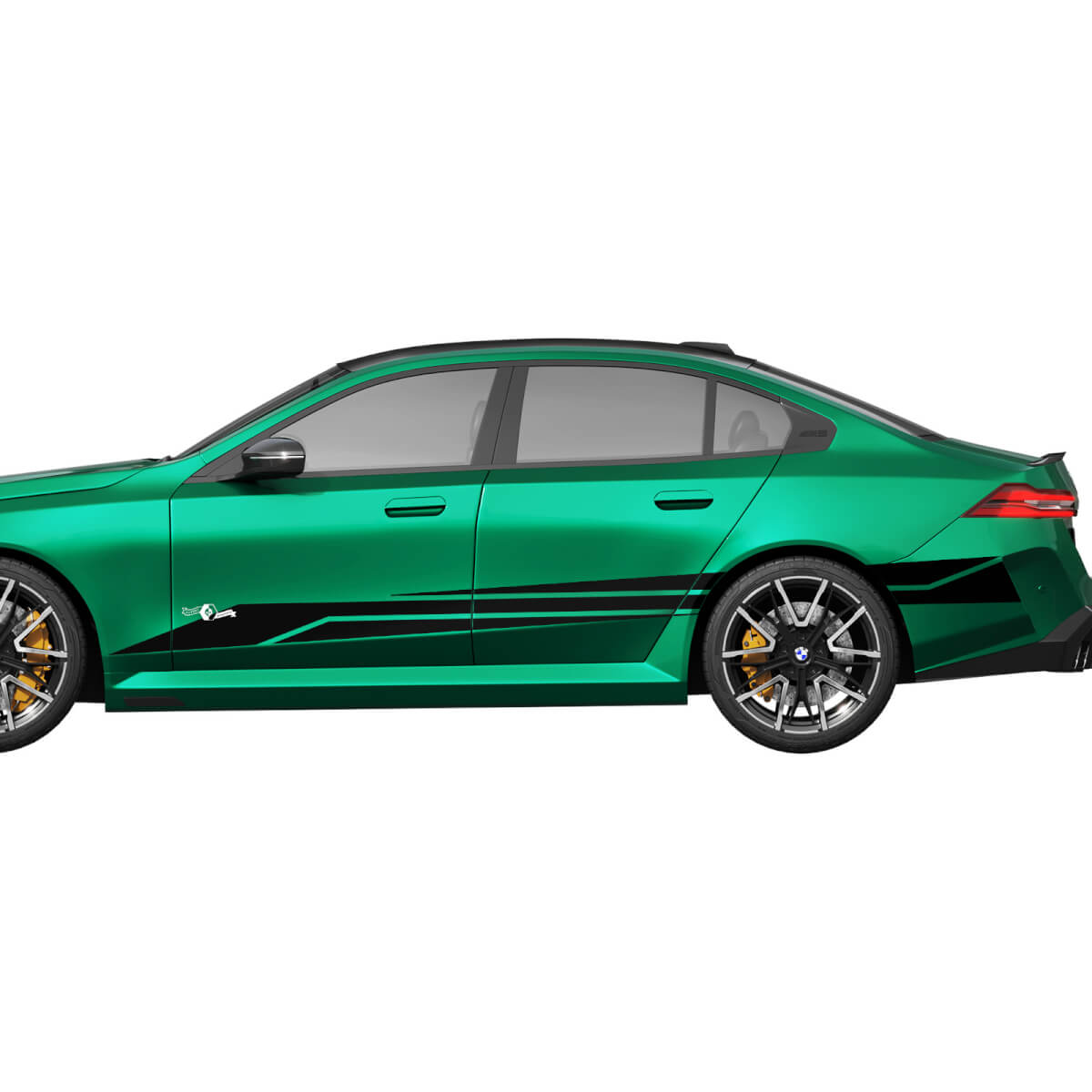 Accentstickerset aan de zijkant voor BMW 5-serie G60 M5 G90 - SupDec Graphix vinylstickers
