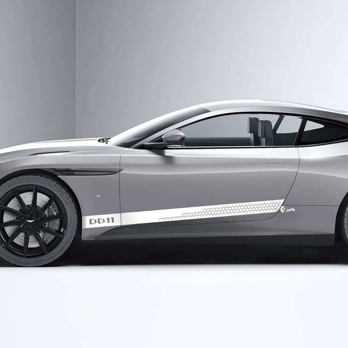 Kant Aston Martin DB11 honingraat zijdeuren vinyl stickers stickers
