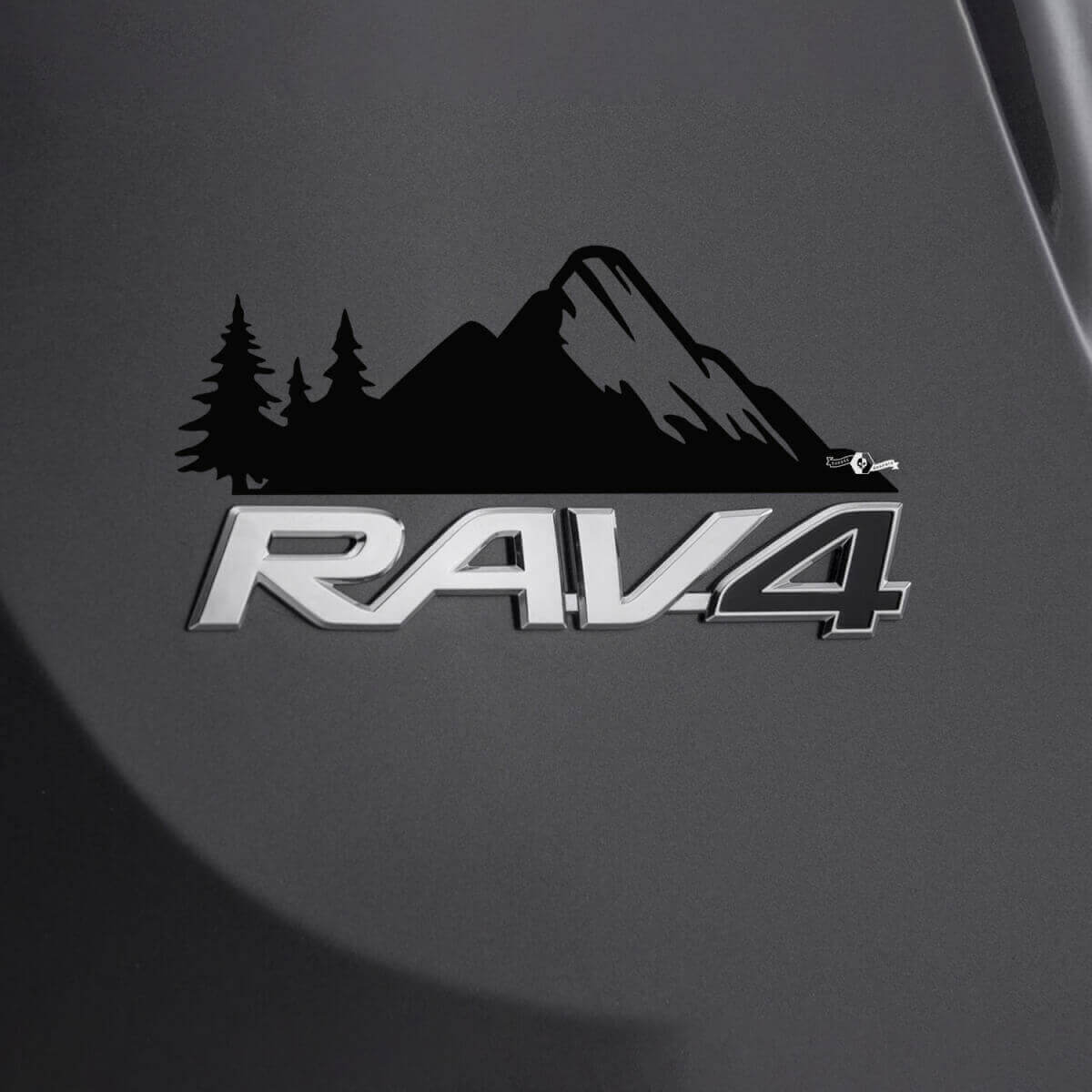 Bergen Bos Achter Decal Sticker Voor Toyota Rav4 Embleem